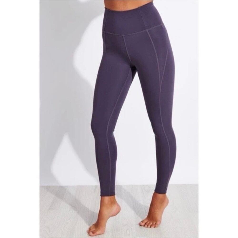 Girlfriend Collective Purple Compressive High Waist Leggings Size Small